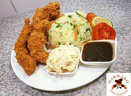 2PCS FRIED CHICKEN WITH FRIED RICE